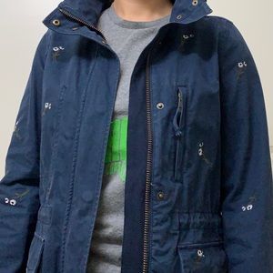 Daisy print utility madewell jacket